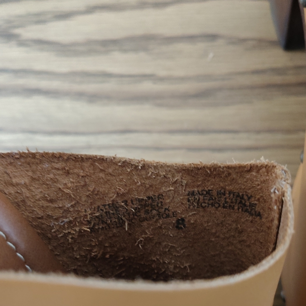 Seychelles Women's Tan Leather Mules - Picture 4 of 11